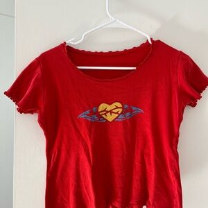 Red Heart Graphic Tee